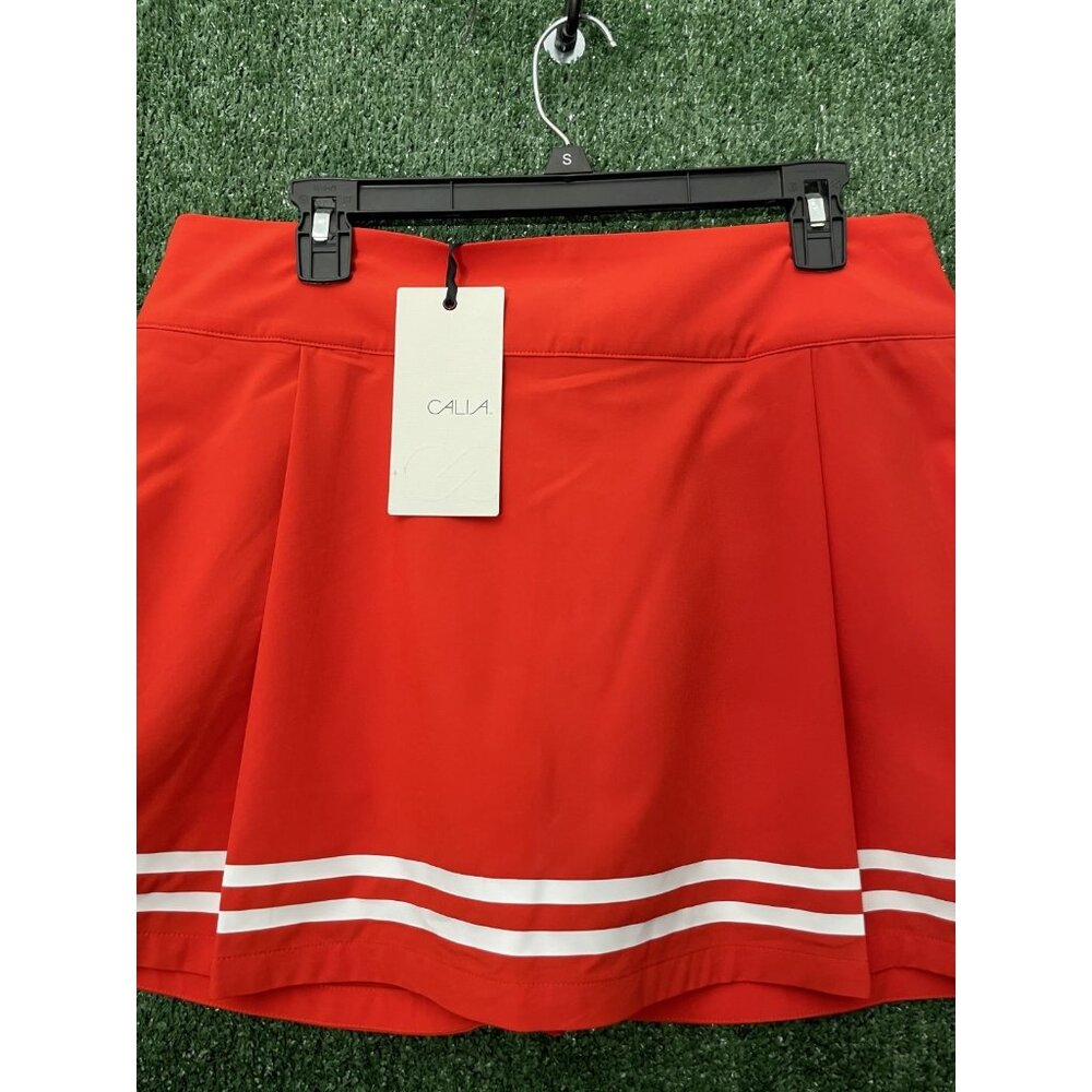 Calia Truelight Golf Skort 15" UPF 50 Red NWT Size 12 Sports NWT - Picture 2 of 11